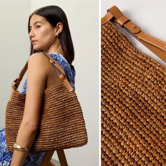Proenza Schouler Brown Woven Shoulder Bag - Picture 1 of 6